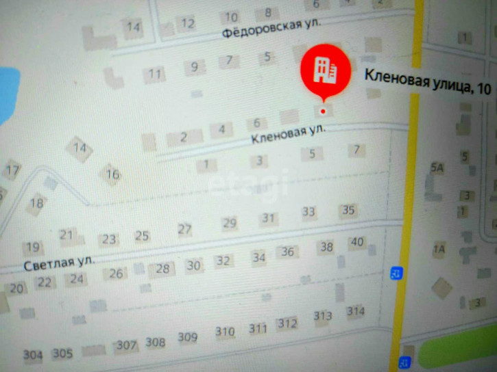 Коттедж/дом Кленовая улица