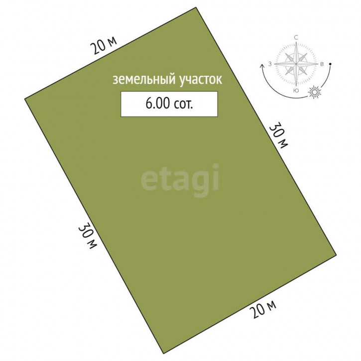Земельный участок Володарский район