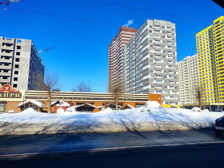 1-комн квартира в новом доме улица Юркина, 10