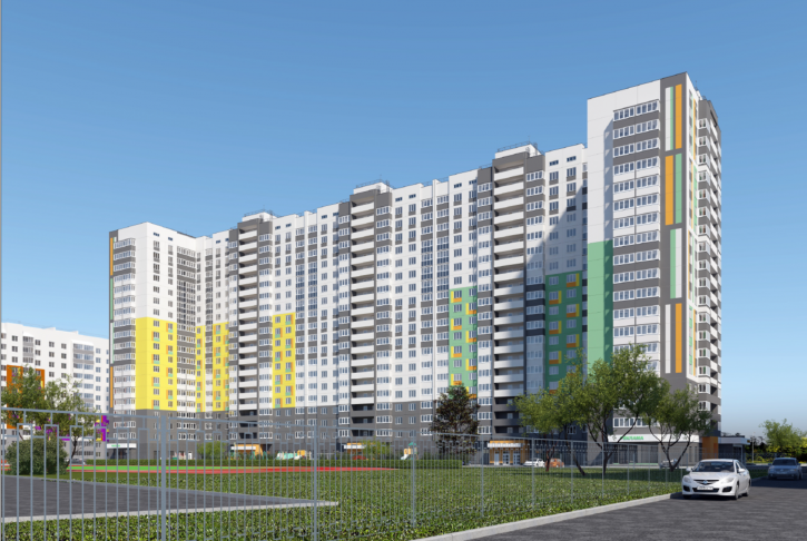 1-комн квартира в новом доме улица Братьев Хусаиновых, 8
