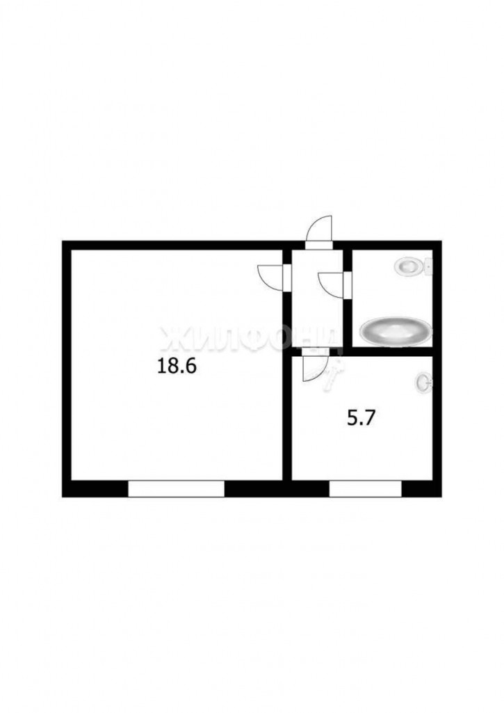1-комн квартира Ленина улица, д.95