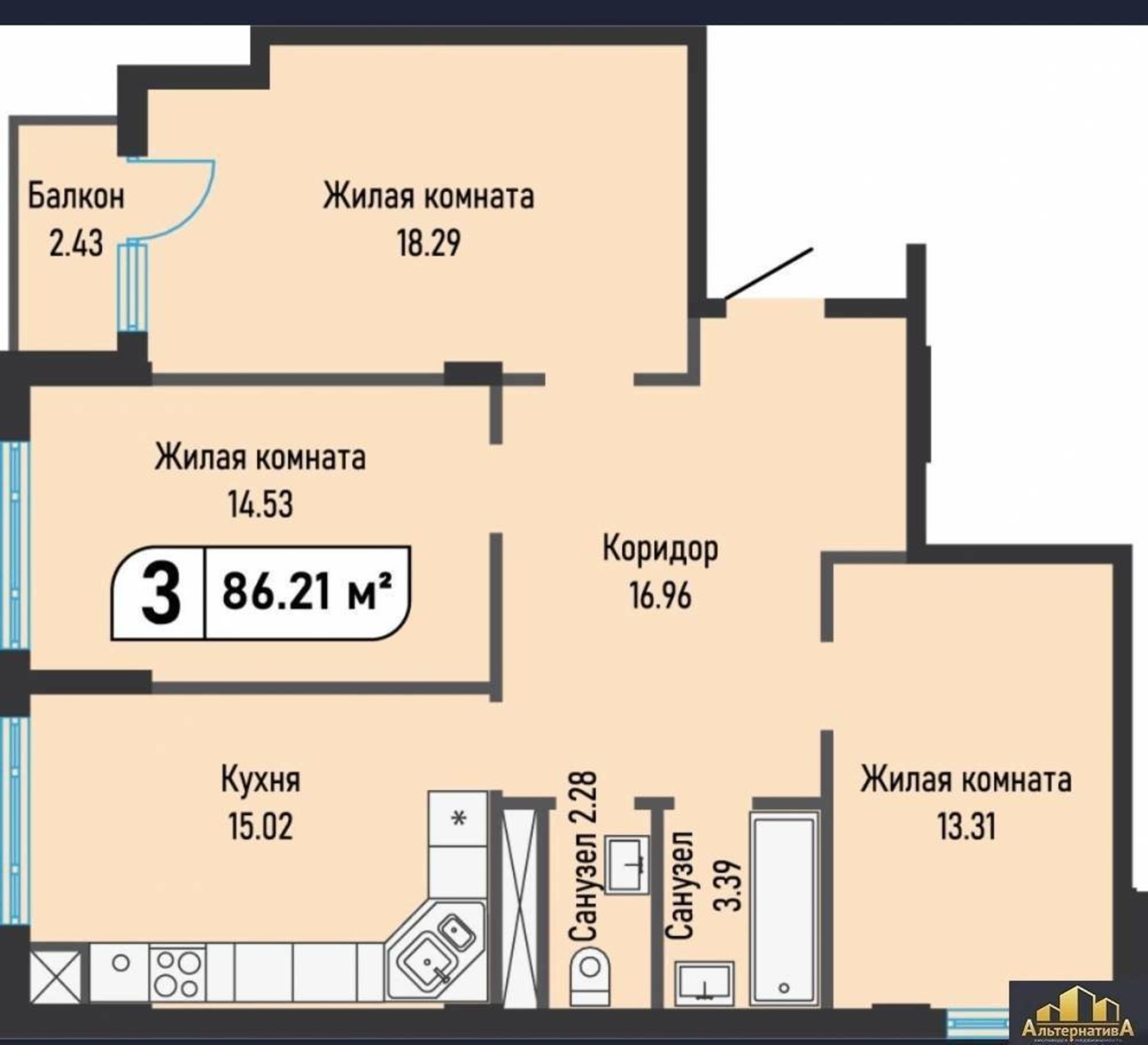 Купить квартиру за 8 189 950 рублей на Капельная ул.