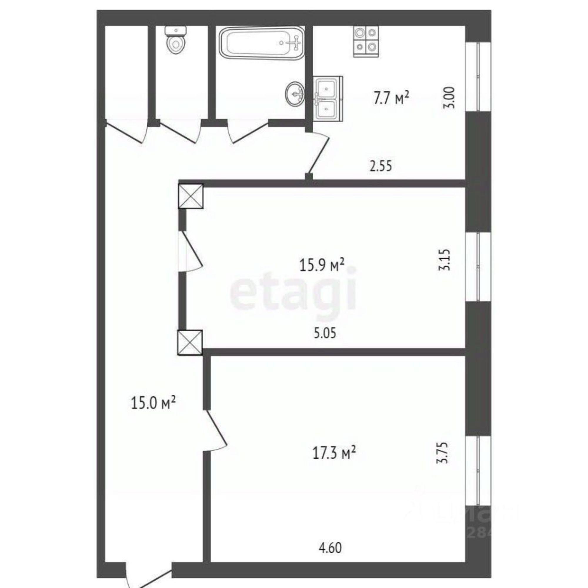 Купить офис, помещение под офис за 3 750 830 рублей на улица Сталеваров, 51