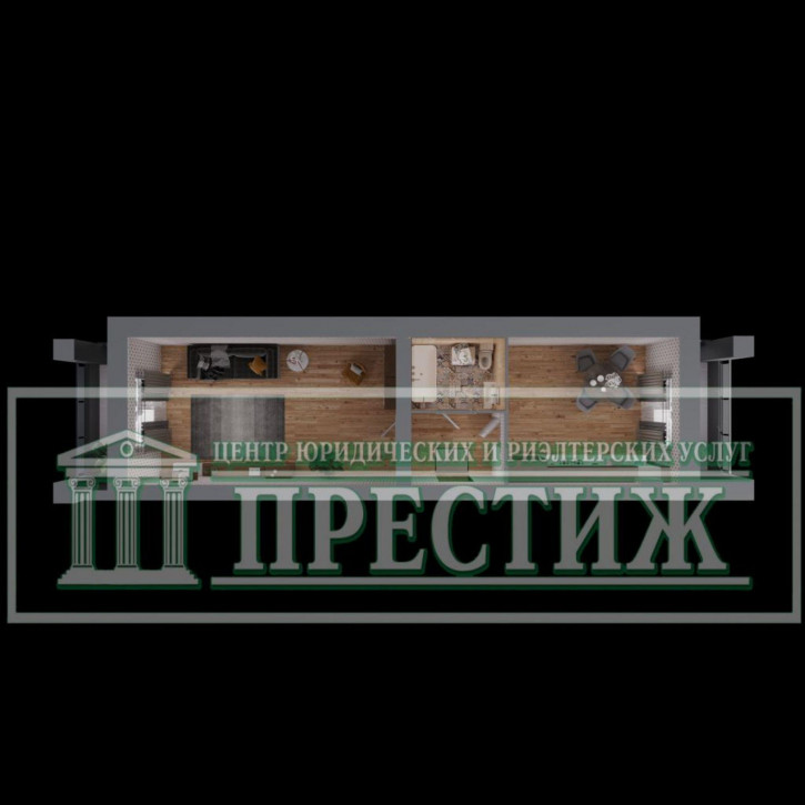 1-комн квартира в новом доме Дальняя Балинская ул, 82
