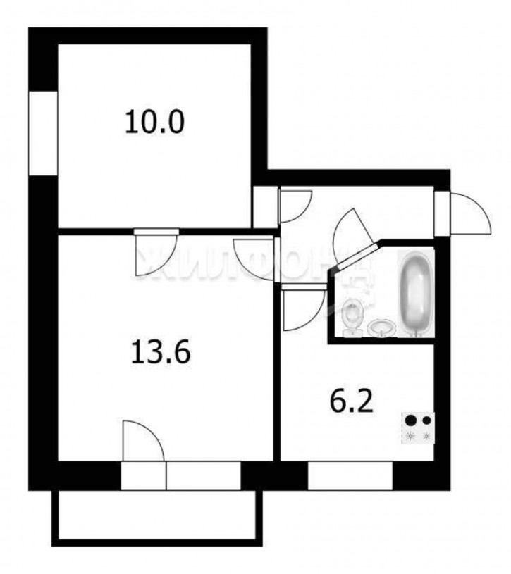 2-комн квартира Московский тракт, д.70/1