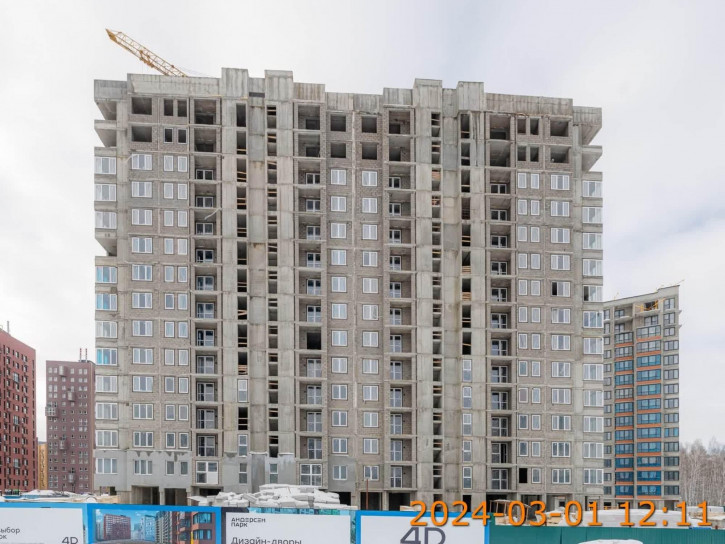 1-комн квартира в новом доме Сергея Джанбровского, 2