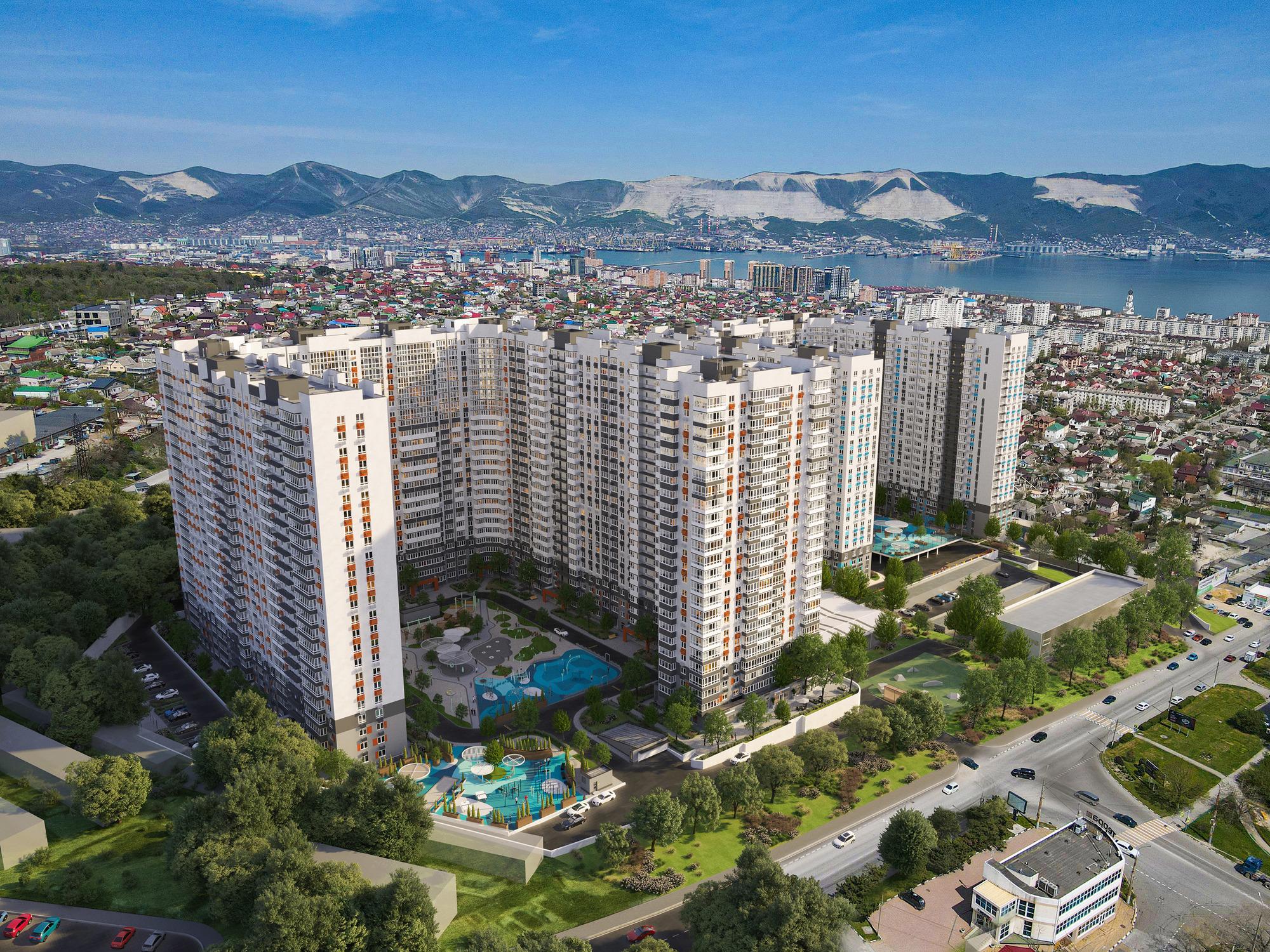 Купить квартиру за 6 920 560 рублей на Россия, Краснодарский край, Новороссийск, улица Куникова, 55к1