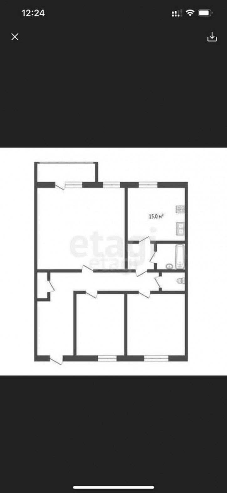3-комн квартира Академический пр., 9
