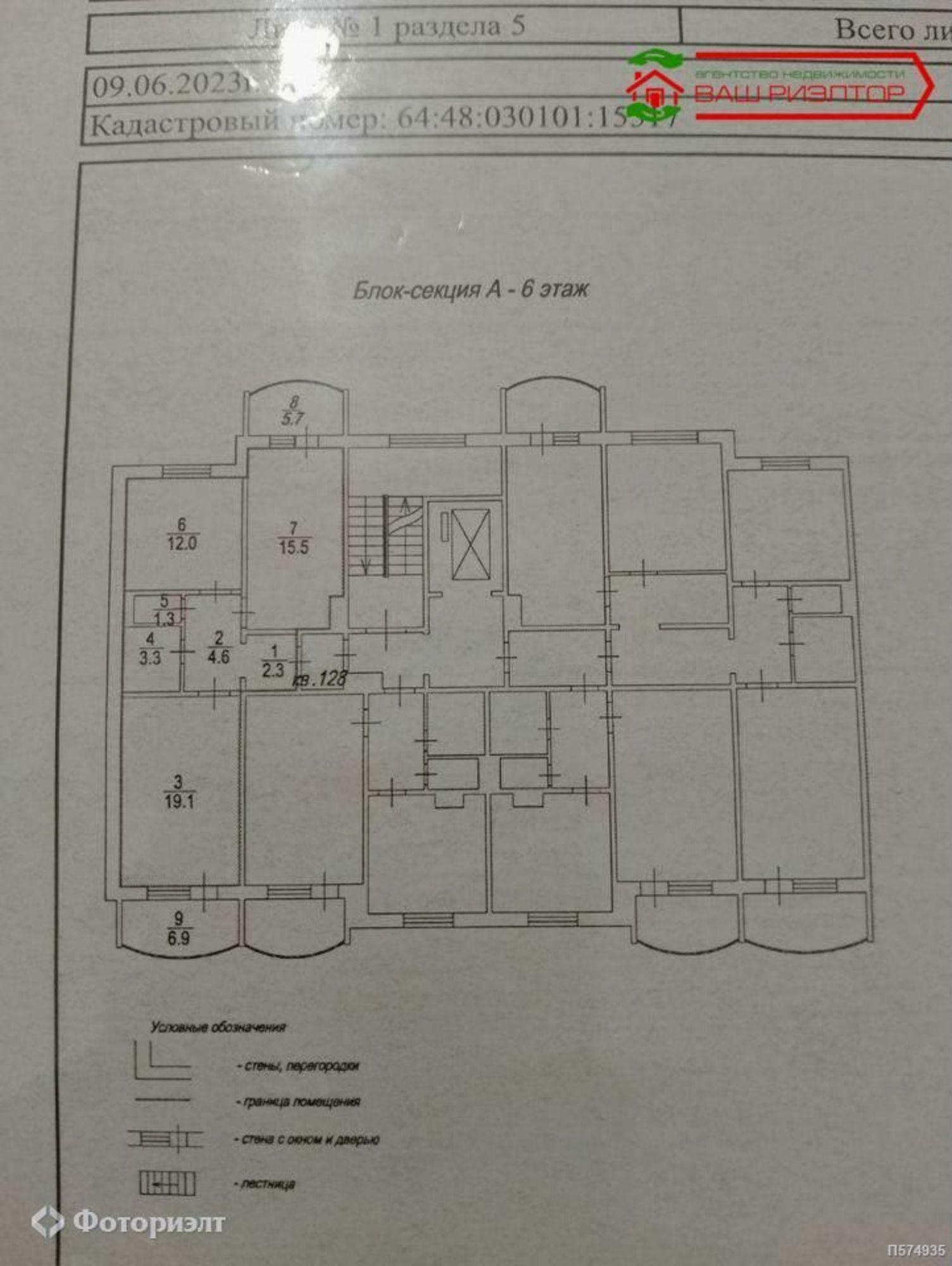 Купить квартиру за 3 250 000 рублей на Новоузенская ул, 200