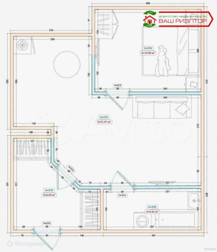 1-комн квартира Усть-Курдюмская ул, 29