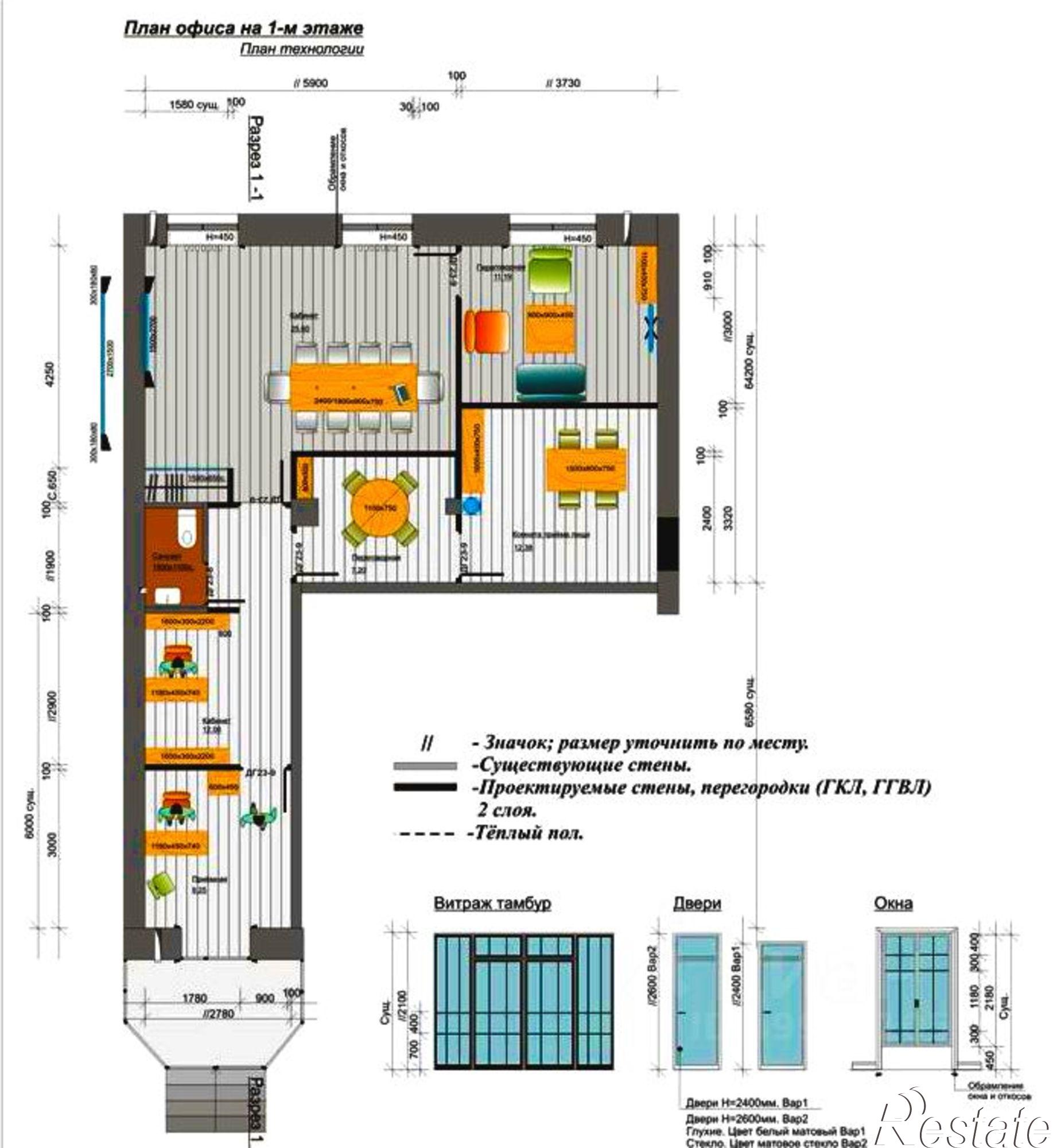 Купить офис, помещение под офис за 7 800 000 рублей на ул Московская, 52/23