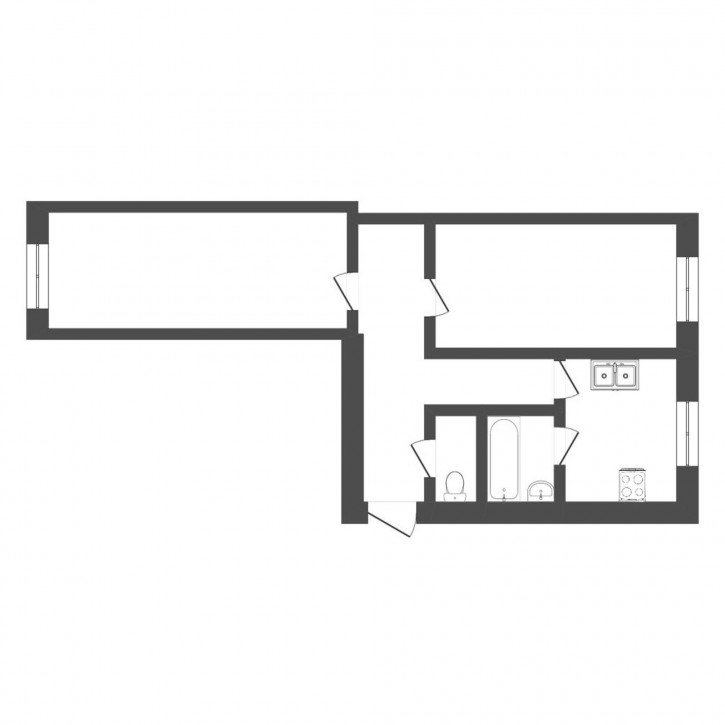 2-комн квартира Игримская, 24
