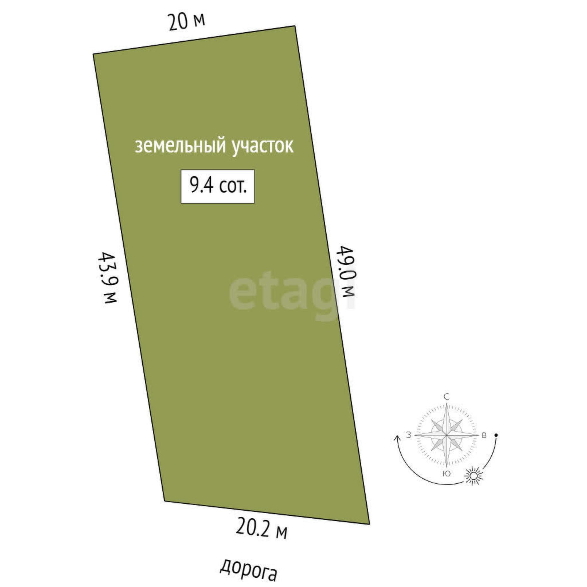 Купить землю, земельный участок за 850 000 рублей на Есаулова