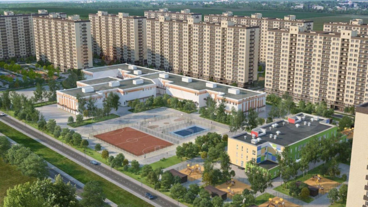 1-комн квартира в новом доме Лётчика Позднякова ул