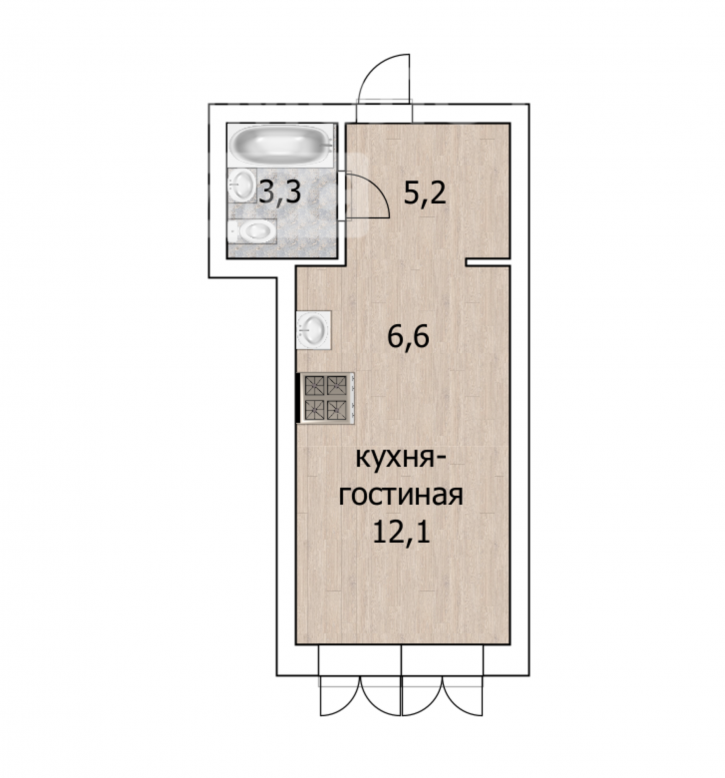 Студия улица Энтузиастов