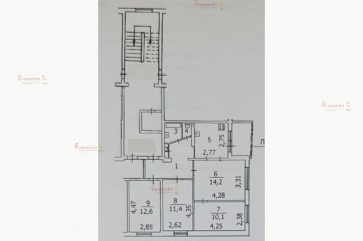 4-комн квартира Строителей 32