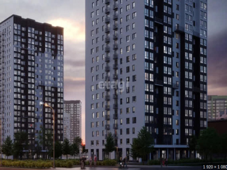 2-комн квартира в новом доме Фармана Салманова, 23
