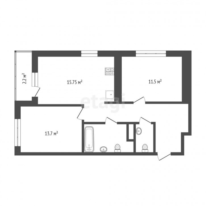 2-комн квартира Бориса Прудаева, 4