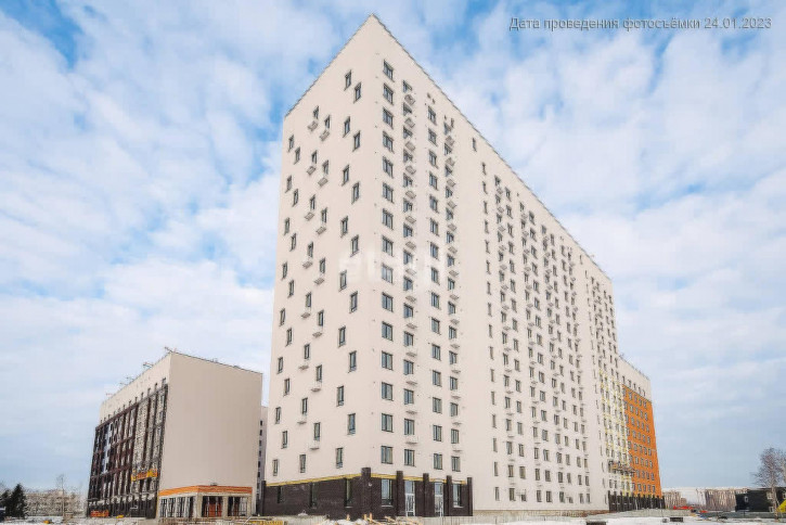 1-комн квартира в новом доме Новгородская, 20