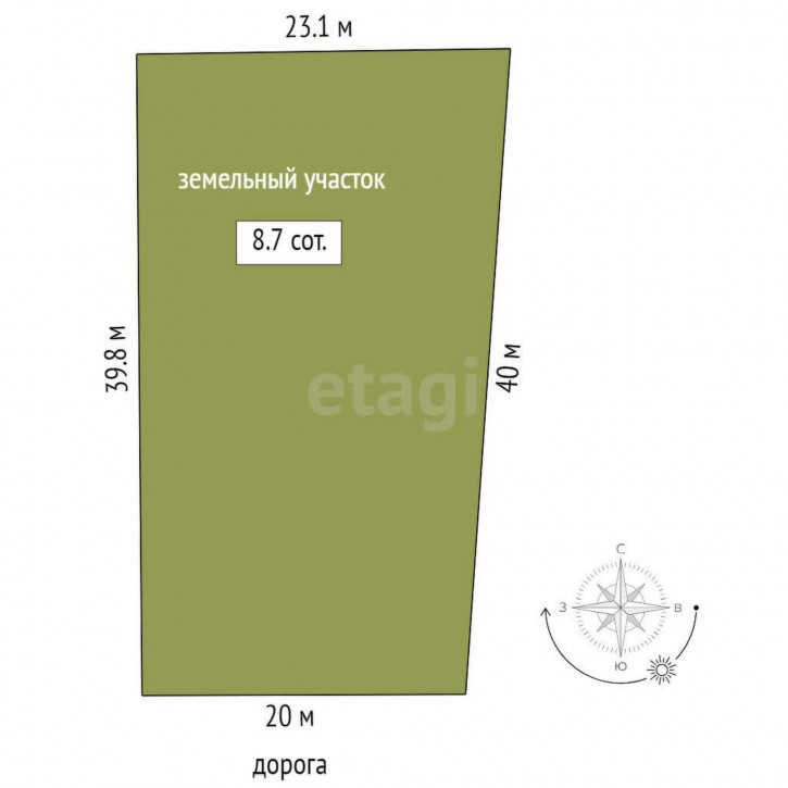 Земельный участок 25 сосен