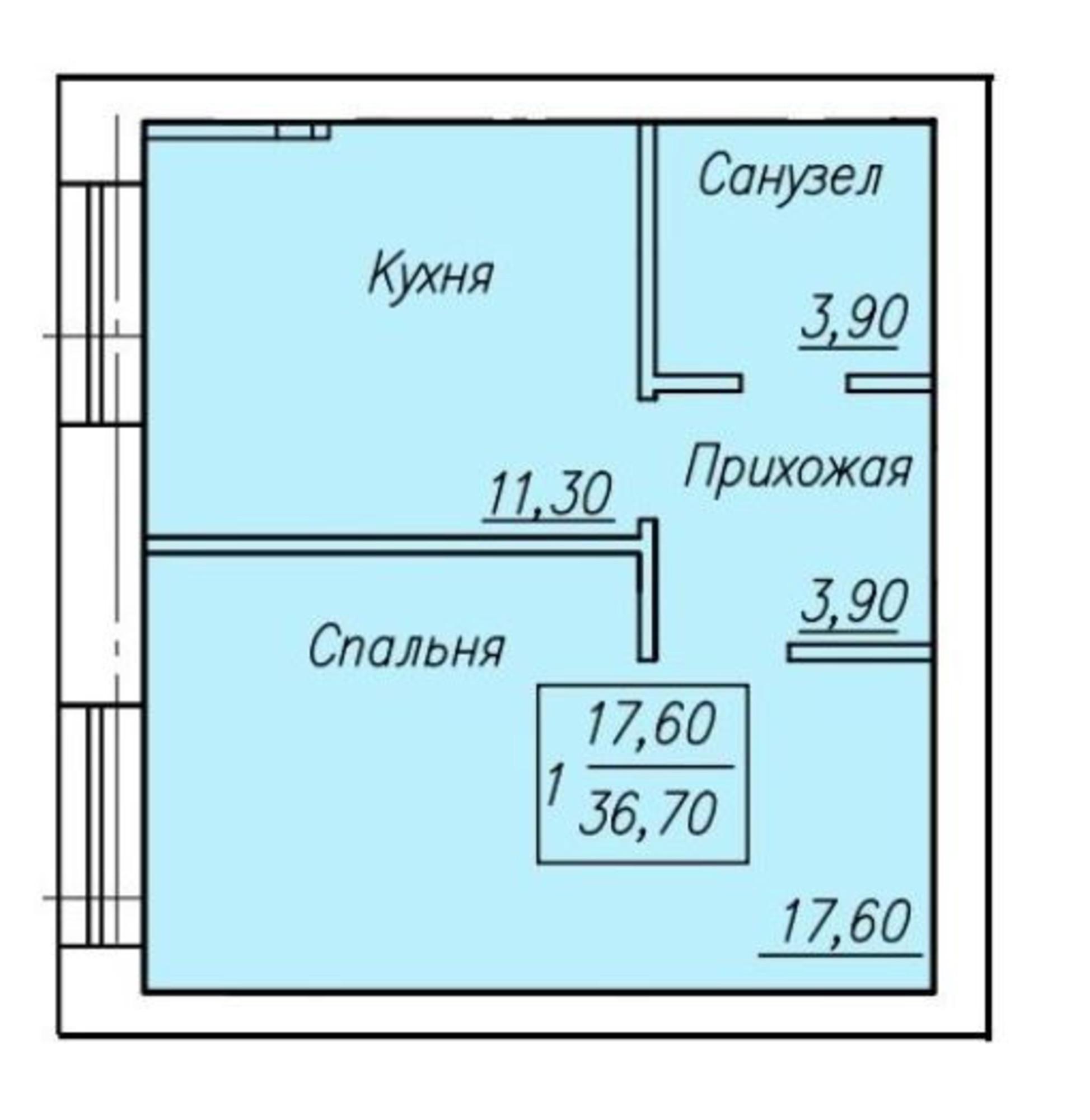 Купить квартиру за 3 040 000 рублей на Новая улица, 50/1