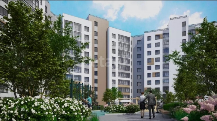 1-комн квартира в новом доме Полиграфическая улица