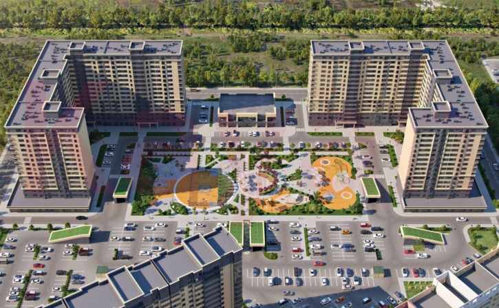 1-комн квартира в новом доме ул Западный Обход