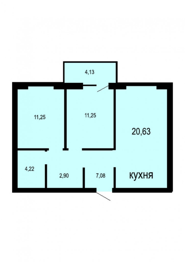 3-комн квартира Липовая улица, 13