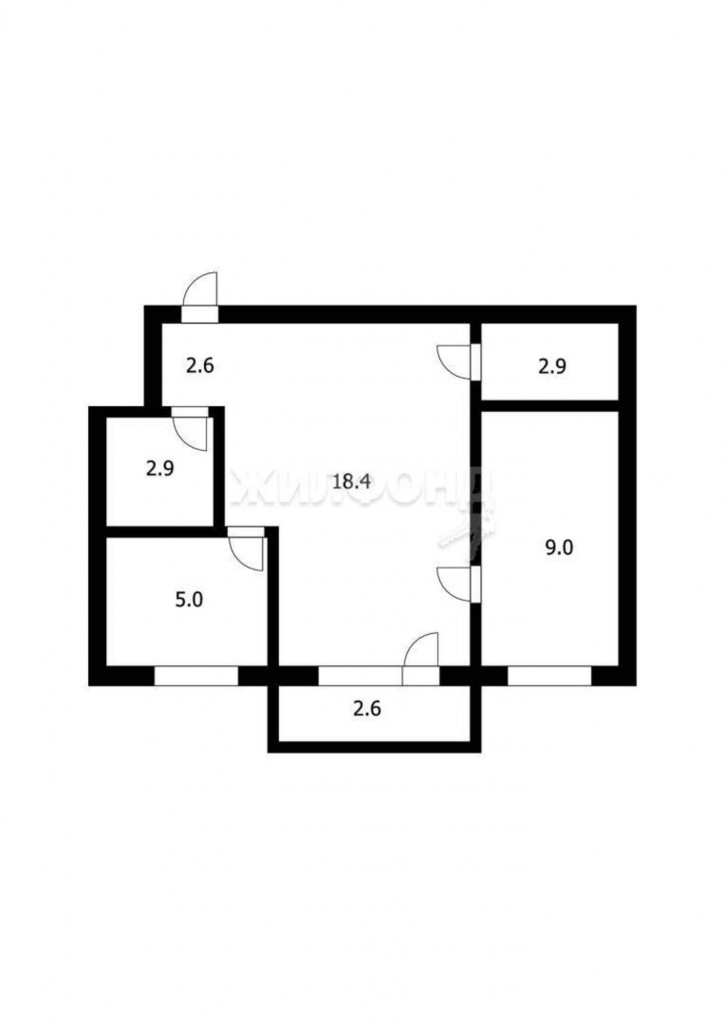 2-комн квартира Суворова улица, д.21
