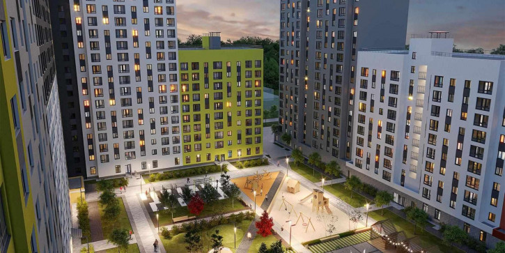 2-комн квартира в новом доме Энгельса ул., 115Ак2