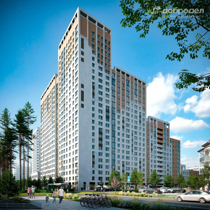 1-комн квартира в новом доме ул. Очеретина