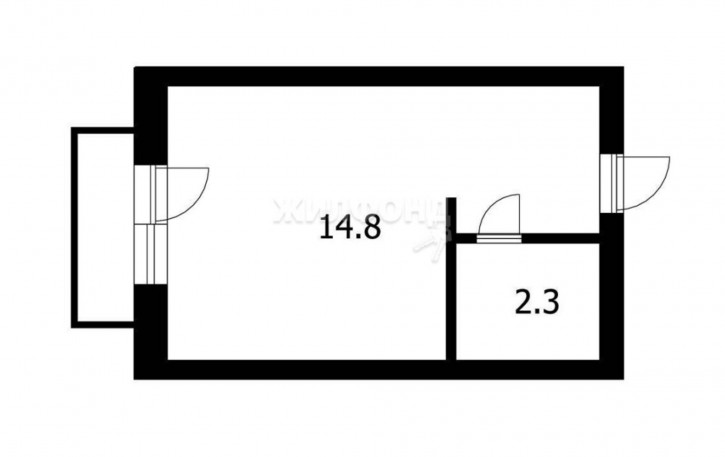 1-комн квартира Гранитная, 7 А