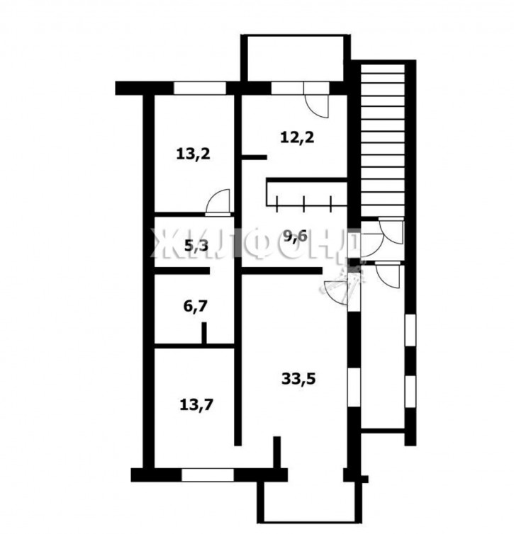 3-комн квартира Радужная, 9