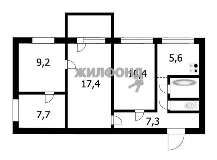 3-комн квартира Иванова, 7