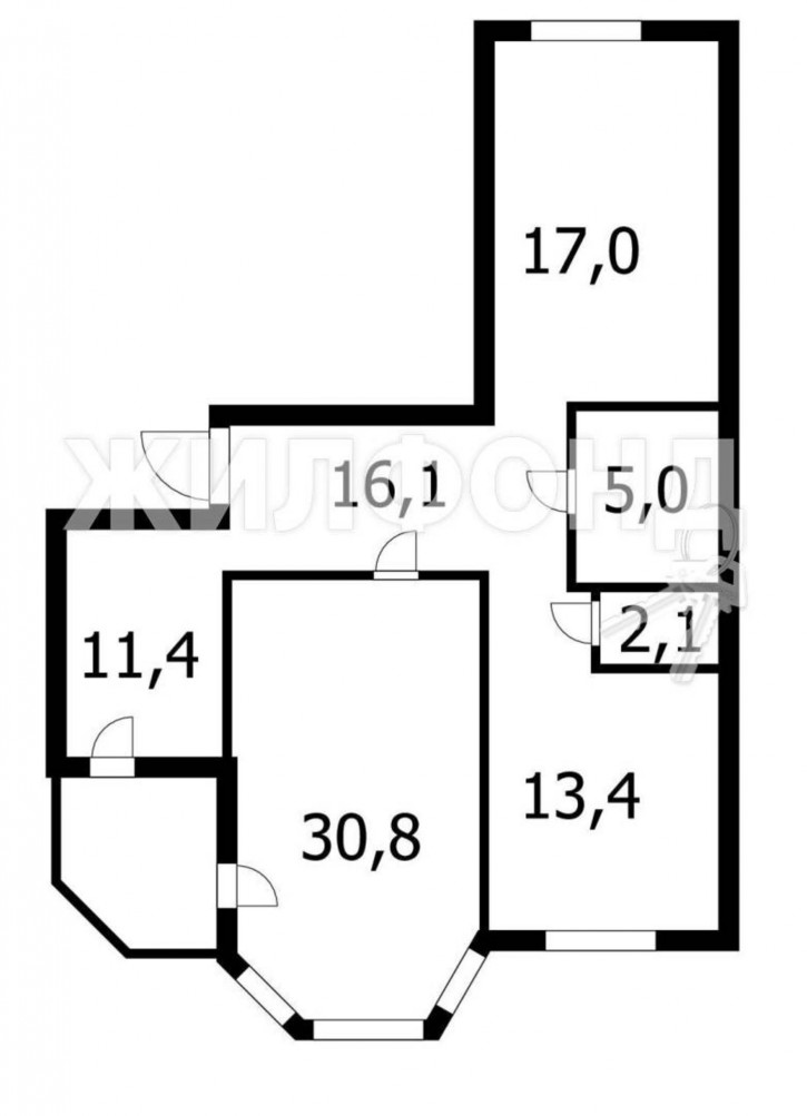 3-комн квартира Ленинградская, 101/1