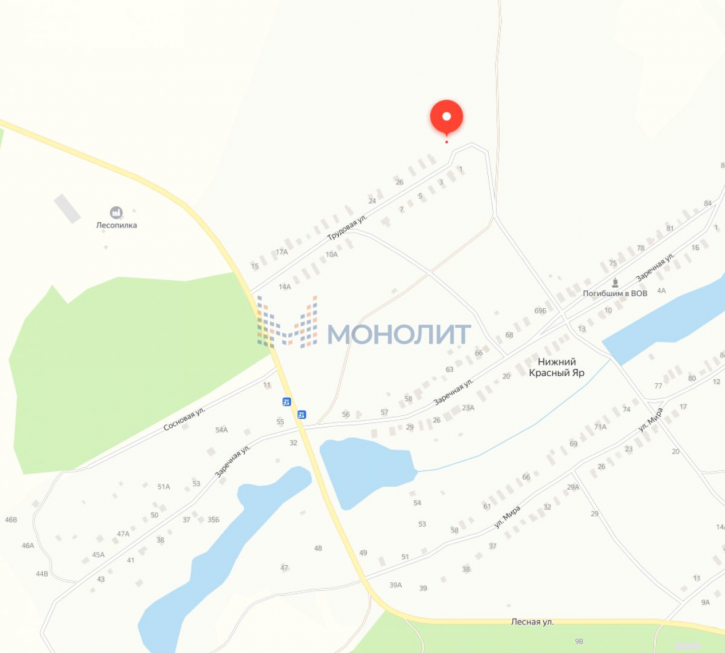 Земельный участок Нижний Красный Яр с