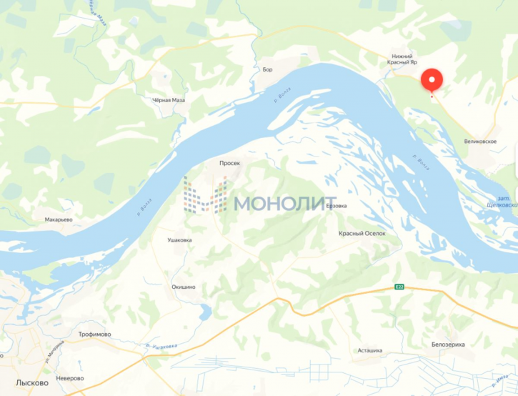 Земельный участок Нижний Красный Яр с