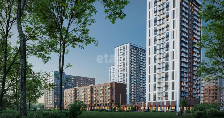 1-комн квартира в новом доме Ильи Кургузова, 1