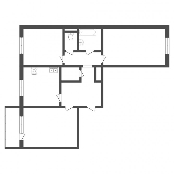 3-комн квартира Федюнинского, 11