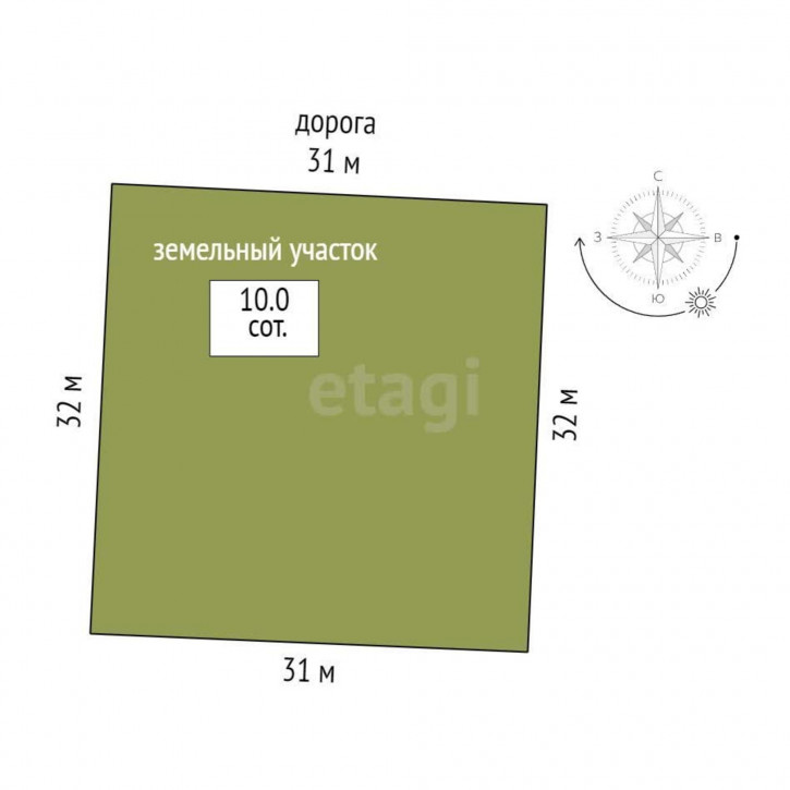 Земельный участок Березняковский Земельный участок Березняковский