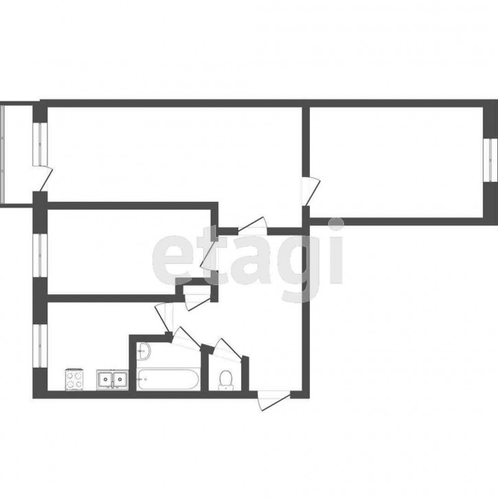 3-комн квартира Малыгина, 71