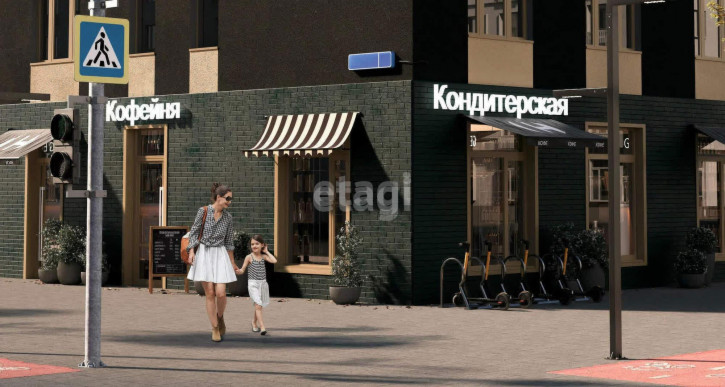 2-комн квартира в новом доме Республики, 204/12