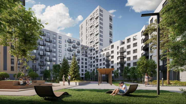 1-комн квартира в новом доме Арктическая, 9