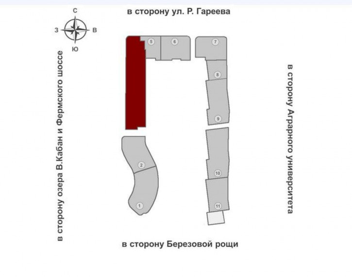 Помещение свободного назначения ул Рауиса Гареева, 91А