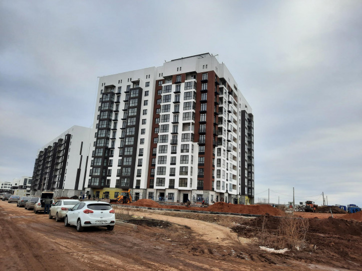 1-комн квартира в новом доме улица Ильи Глазунова, 6