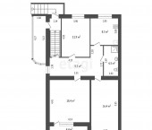 3-комн, 73кв м, этаж 2/2 Мира, 21