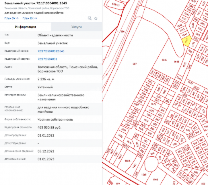 Земельный участок Борки