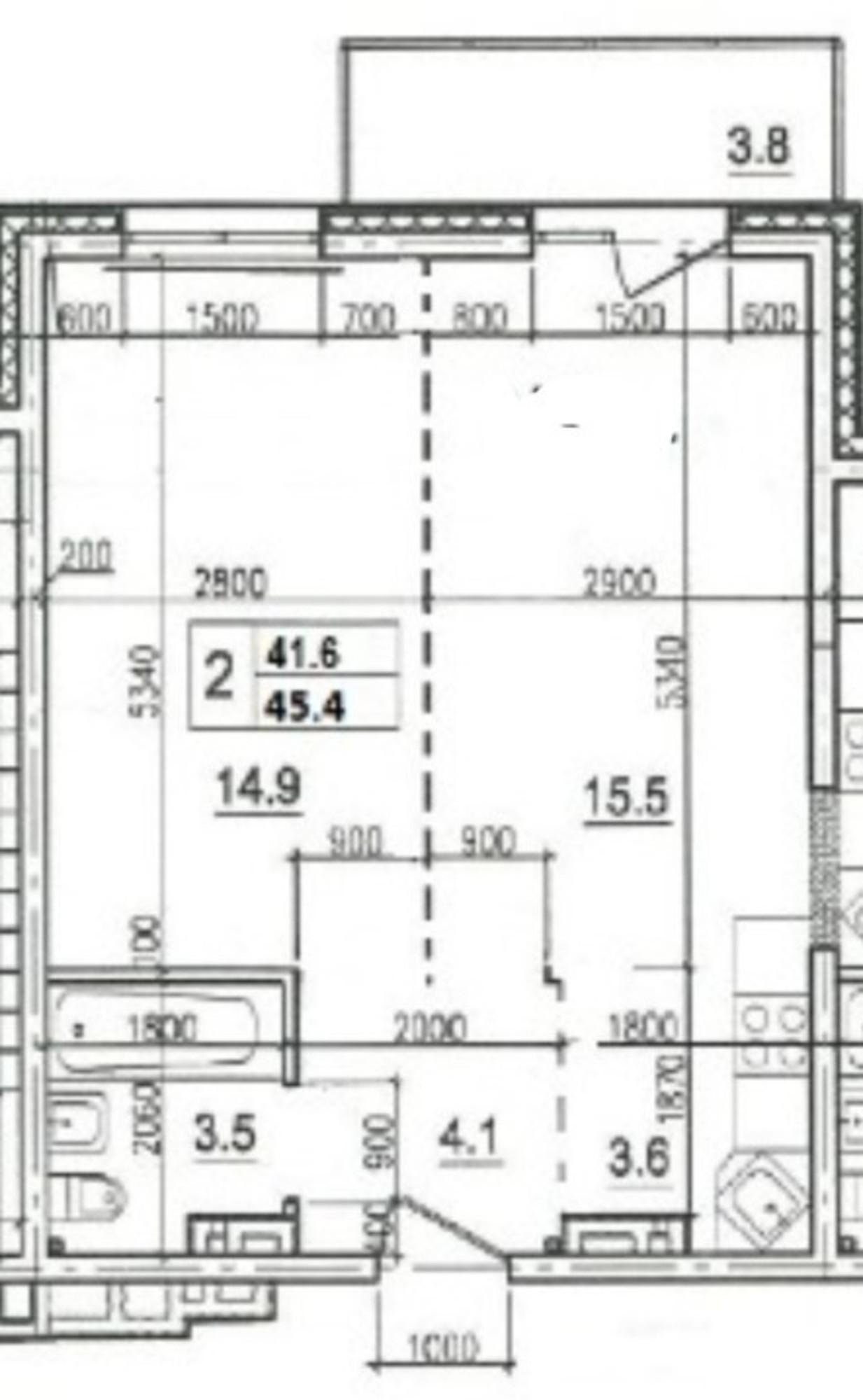 Купить квартиру за 5 421 000 рублей на Розы Люксембург, 3