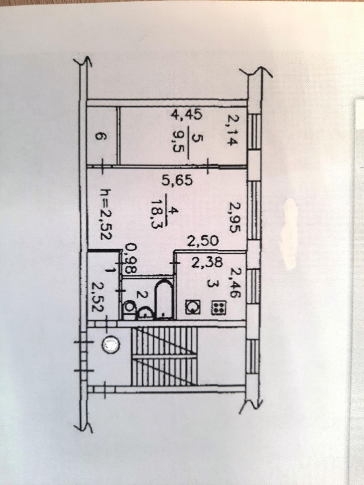 2-комн квартира Кайская, 57