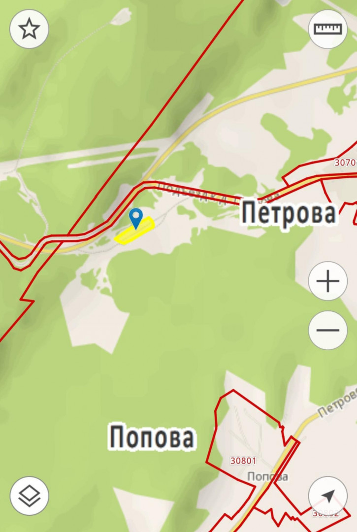 Земельный участок д. Попова